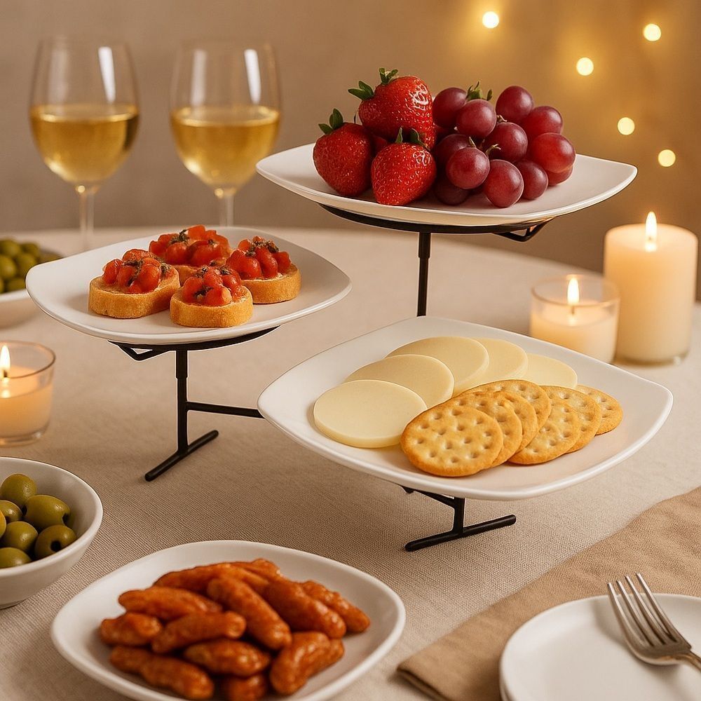 Parini 3-Tier Serving Tray – Modern Entertaining Essential